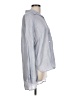 Mila 100% Cotton Gray Long Sleeve Blouse Size L - photo 4