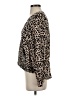 Honey Punch 100% Polyester Animal Print Black Long Sleeve Blouse Size S - photo 5