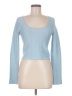 Jessica Simpson Blue Long Sleeve Top Size M - photo 1