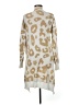 Angashion Animal Print Tan Cardigan Size M - photo 2