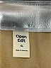 Open Edit Metallic Silver Faux Leather Skirt Size XL - photo 4