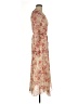 MNG 100% Polyester Paisley Tan Cocktail Dress Size 6 - photo 4