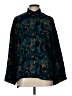 Shein 100% Polyester Paisley Teal 3/4 Sleeve Blouse Size L - photo 1