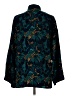 Shein 100% Polyester Paisley Teal 3/4 Sleeve Blouse Size L - photo 2