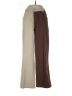 Papermoon Color Block Brown Casual Pants Size L - photo 1