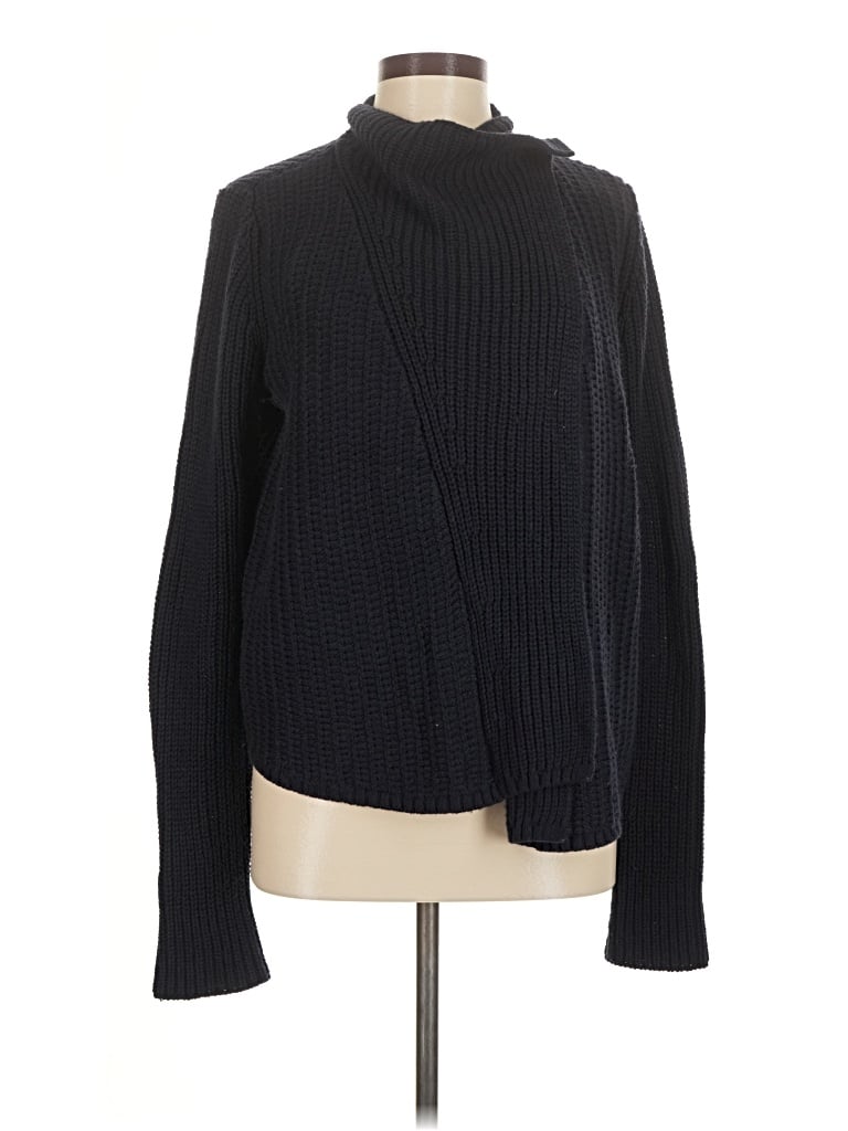 Pre-owned Lou & Grey Turtleneck Sweater In Black