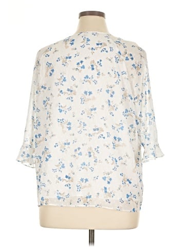Skies Are Blue 3/4 Sleeve Blouse (view 2)