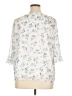 Skies Are Blue 100% Polyester Ivory 3/4 Sleeve Blouse Size XL - photo 2