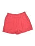 Monrow Solid Red Shorts Size L - photo 1