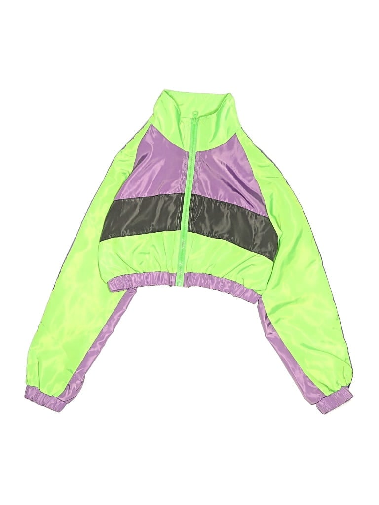 Pre-owned Assorted Brands Kids' Track Jacket In Green