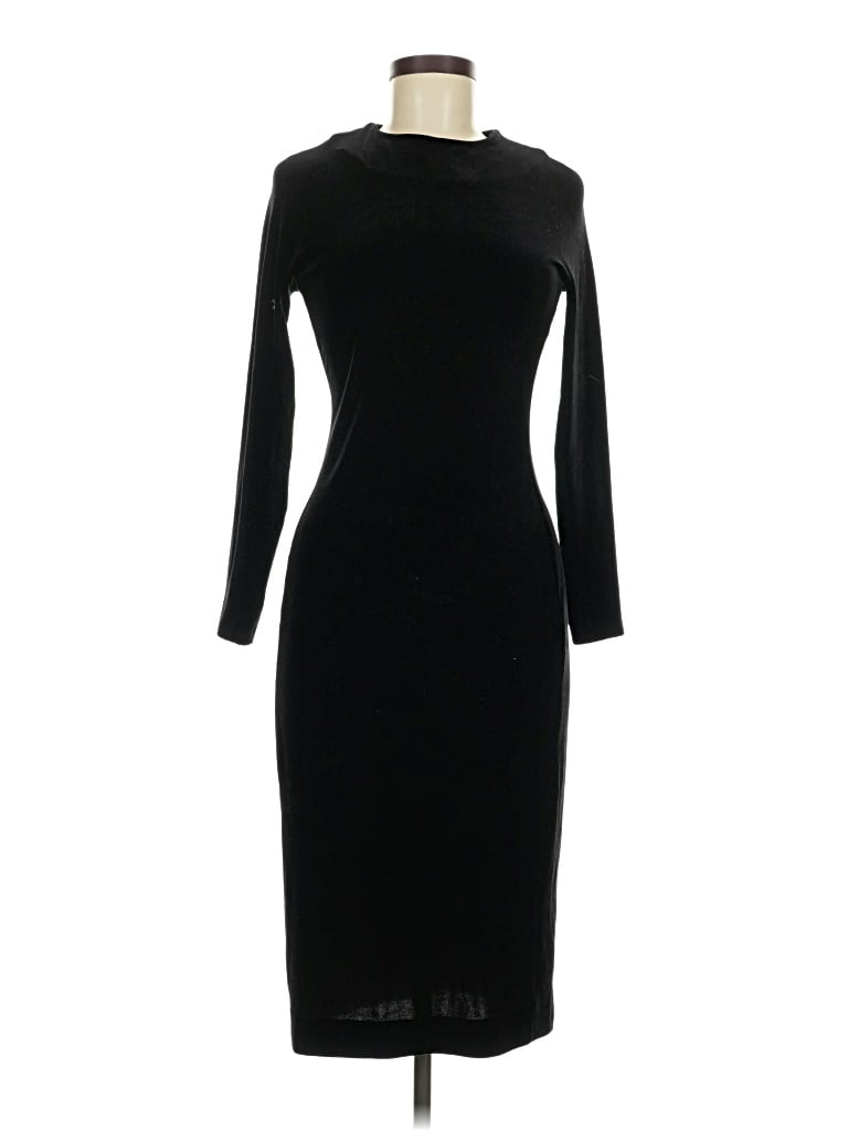 Pre-owned Zara Cocktail Dress In Black