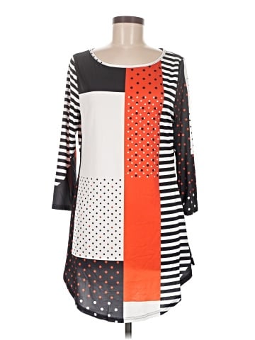 Lily by Firmiana 3/4 Sleeve Blouse (view 1)