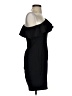 H&M Solid Black Cocktail Dress Size 6 - photo 4
