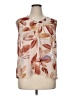 CAbi 100% Polyester Ivory Sleeveless Blouse Size XL - photo 1