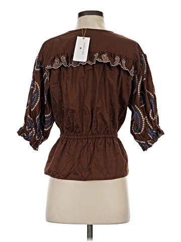 Emily Lovelock 3/4 Sleeve Blouse (view 2)