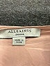 ALLSAINTS 100% Silk Tan Long Sleeve Silk Top Size S - photo 7