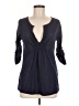 NY&C 100% Polyester Blue Long Sleeve Blouse Size M - photo 1