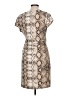 Jennifer Lopez Animal Print Ivory Cocktail Dress Size L - photo 2