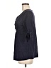 NY&C 100% Polyester Blue Long Sleeve Blouse Size M - photo 5