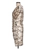 Jennifer Lopez Animal Print Ivory Cocktail Dress Size L - photo 5