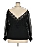 Venus Black Long Sleeve Blouse Size 2X - photo 2