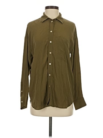 Everlane Long Sleeve Silk Top (view 1)