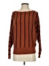 Carmen Carmen Marc Valvo Stripes Orange Pullover Sweater Size S - photo 1