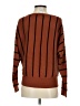 Carmen Carmen Marc Valvo Stripes Orange Pullover Sweater Size S - photo 2