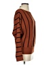 Carmen Carmen Marc Valvo Stripes Orange Pullover Sweater Size S - photo 4
