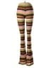 Unbranded Stripes Pink Tan Yoga Pants Size S - photo 1
