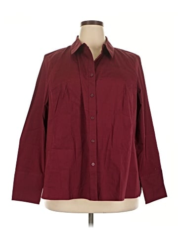 Lane Bryant Long Sleeve Button-Down Shirt (view 1)