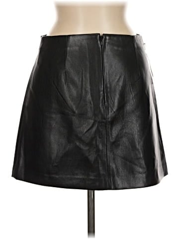Sunday Best Faux Leather Skirt (view 2)