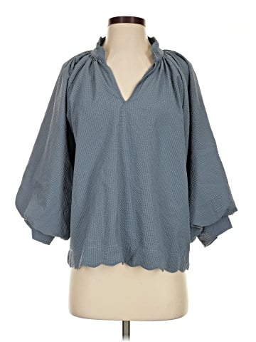 Umgee 3/4 Sleeve Blouse (view 1)