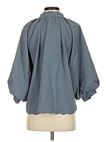 Umgee 3/4 Sleeve Blouse (view 2)