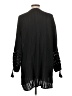 Robin Piccone 100% Cotton Black Long Sleeve Blouse Size L - photo 2