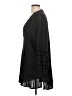 Robin Piccone 100% Cotton Black Long Sleeve Blouse Size L - photo 5