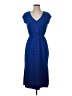 J.Crew Polka Dots Blue Casual Dress Size 2 - photo 1