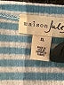 Maison Jules Stripes Blue Casual Dress Size XL - photo 7