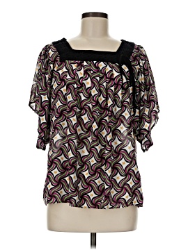 Nicole by Nicole Miller Short Sleeve Blouse (view 1)