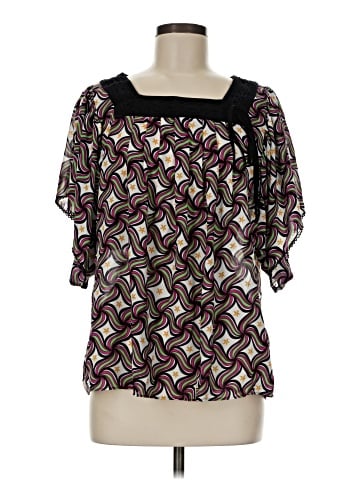 Nicole by Nicole Miller Short Sleeve Blouse (view 1)