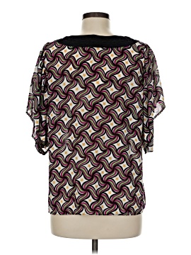 Nicole by Nicole Miller Short Sleeve Blouse (view 2)