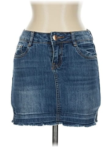 Dollhouse Denim Skirt (view 1)