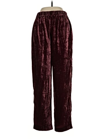 Madewell Velvet Tapered Pleat Pull-On Pants (view 2)