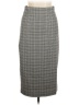 Zara Plaid Gray Formal Skirt Size M - photo 1