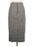 Zara Plaid Gray Formal Skirt Size M - photo 2
