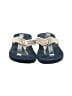 Tommy Hilfiger Blue Gold Flip Flops Size 10 - photo 2