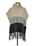 Bobeau Gray Poncho Size M - photo 1