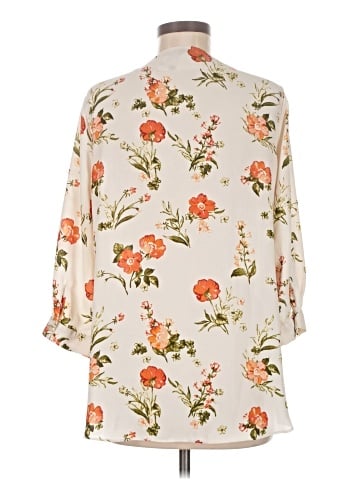 Rose + Olive 3/4 Sleeve Blouse (view 2)