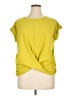 Worthington Yellow Short Sleeve Top Size XL - photo 1