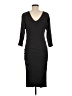 James Perse Solid Black Cocktail Dress Size Med (2) - photo 2